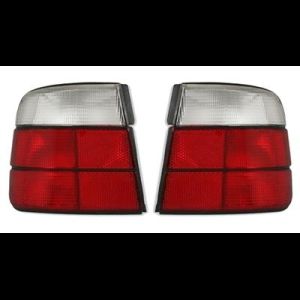 Bmw E34 puna-valko takavalot Sedan