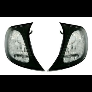 Etuvilkut musta/kirkas Bmw E46 Sedan/Touring 10/01-04/03