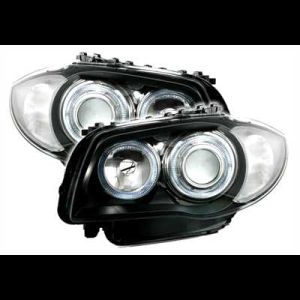 BMW E87 Angel eyes musta 960869