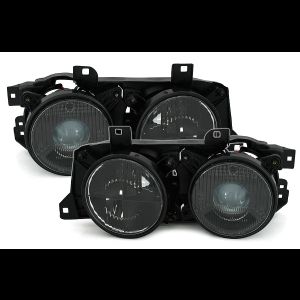 Ajovaloumpiot E32/E34 Tummaoptiikka