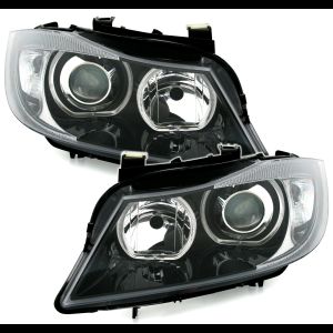 BMW E90/E91 LED Angel eyes musta