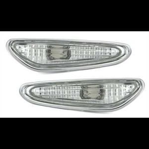 Sivuvilkut Bmw E46 Facelift kromi-kirkas