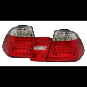 Bmw E46 Sedan 10/01-3/05 LED puna-kirkas takavalot