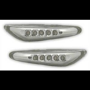 Bmw E60 LED sivuvilkku kromi