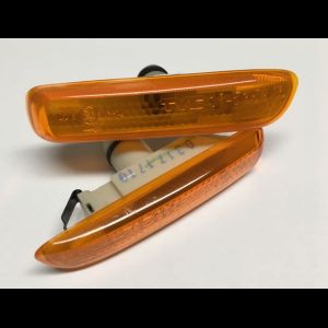 Sivuvilkut Bmw E46 oranssi