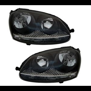 Golf 5 etuvalot tumma