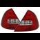 FORD MONDEO MK3 LED takavalot puna-kirkas 535-BERE4
